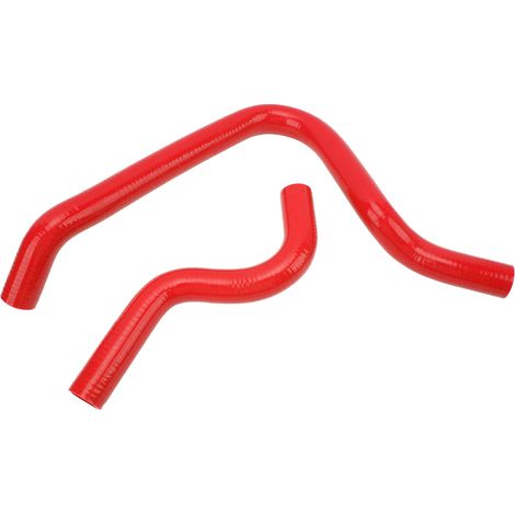 Kit de 2 durites de refroidissement en silicone pour radiateur, compatibles avec Honda Accord CB7 F22A 2.2L et F20A 2.0L (1990-1993), rouge. (1/5)