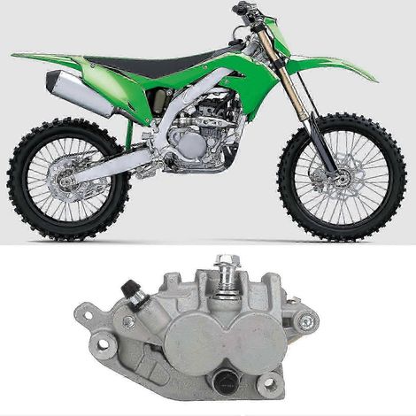 Étrier de frein avant avec plaquettes 430800081 Métal Stable Performance pour KX125 KX250 KX250F KX450F KX500 KDX200 KDX220 Édition 21 0512