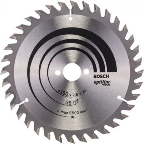 Bosch Optiline Wood Lama per sega circolare 160x20 mm per legno
