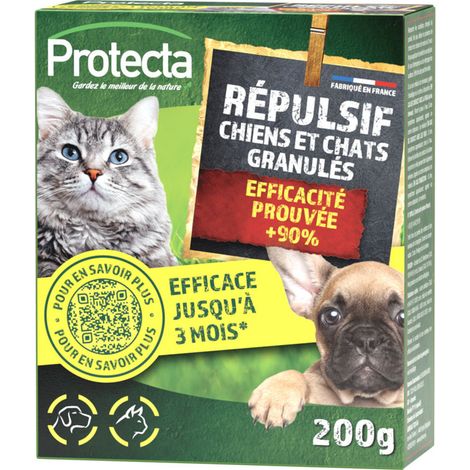 Répulsif Granulés Chiens Chats éloigne Chiens Et Chats Des Zones Non Désirées - Protecta