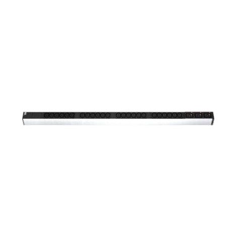 Bachmann 800.1657 Steckdosenleiste Aluminium Schwarz und Weiß