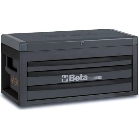 Beta – Servante d'atelier roulante 3 tiroirs – Dimensions 70x33x33,4 cm – Charge max 25 kg par tiroir – Poignées rétractables pour transport - RSC22
