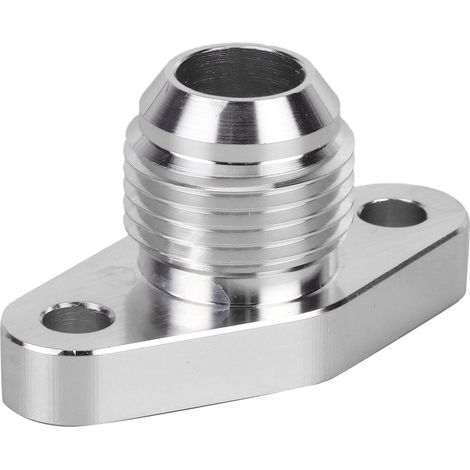 AN10 Ölrücklaufflanschadapter aus Aluminiumlegierung für Mitsubishi T3 T4 T35 T04B T04E Turbolader (1/5)