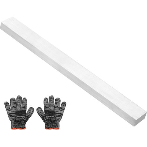 Barre Plate en Aluminium 10 x 20 x 204mm Barre Plate Carrée en Aluminium 6061, Plaque Plate Carrée en Aluminium avec Gants T6511, Stock Neuf Massif (1/5)