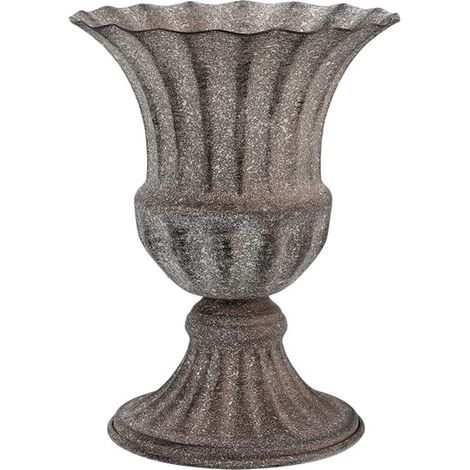 Vase funéraire en métal - Vase de cimetière - Support de fleurs - Marquage de pierre tombale pour fleurs artificielles fraîches - Mémoriaux de compassion pour la perte des êtres chers (1/5)