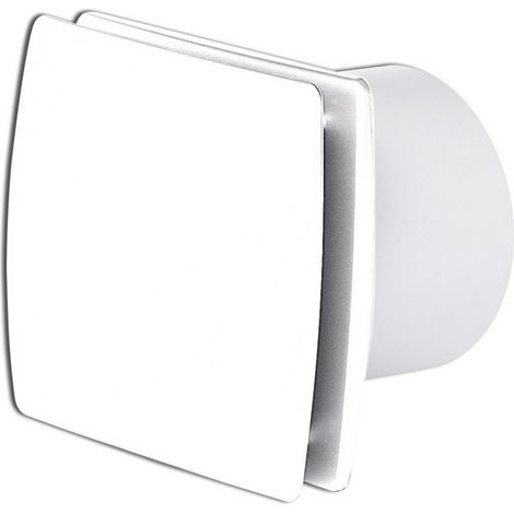 Vecamco extracteur e'lectrique externe avec support de ventilation naturelle 10 cm 19W IP44 blanc ide'al pour salles de bains et toilettes Bianco 10 cm (1/2)