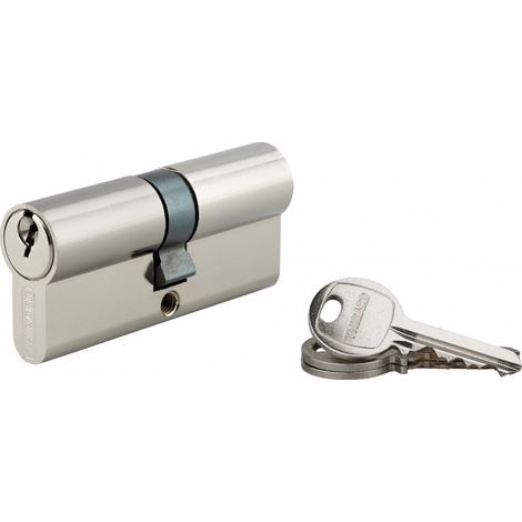 Cilindro europeo SA 35 x 35 mm nichelato, 3 chiavi – THIRARD