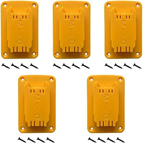 Set mit 8 montierbaren Werkzeughaltern, kompatibel mit Dewalt 12V-, 20V- und 18V-Bohrmaschinen, inklusive Schrauben zur ordentlichen Aufbewahrung