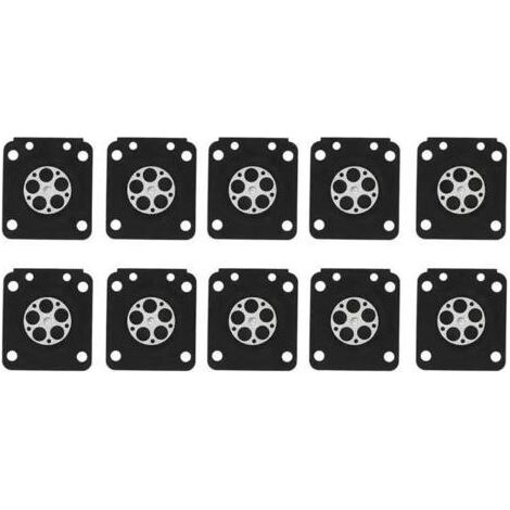 10PCS/Set Joint De Membrane Carburateur Tronçonneuse pour Accessoires pour ZAMA180 (1/4)