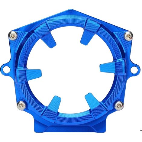 Motorabdeckung, aus Eisen, passend für Yamaha Raptor 700, Blau (1/2)