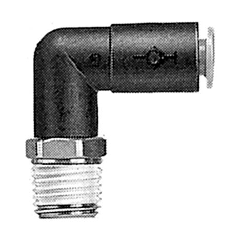 Raccord coudé SMC KC vers Mâle M5 4 mm ( Prix pour Sachet de 10 )