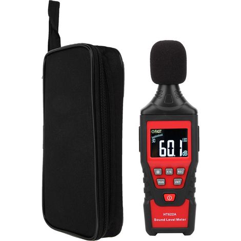 HT622A Sonomètre Numérique Portable Mesureur de Bruit Décibel Testeur Acoustique ManoMano (1/5)