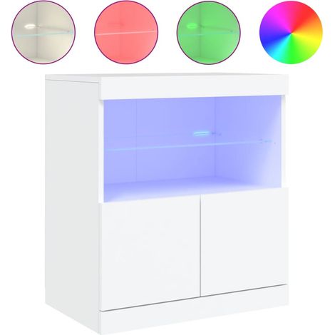 Maison Exclusive - Credenza con Luci LED Bianca 60x37x67 cm