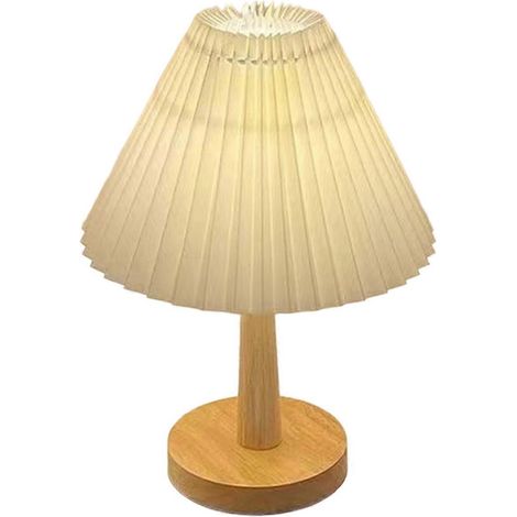 Lampe de table plissée nordique à monter soi-même, pliable, 5 W, USB, style artistique, veilleuse de chevet, décoration intérieure (1/5)
