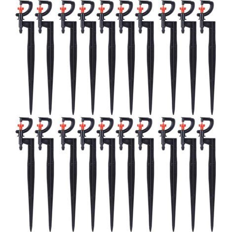 Arroseur d'arrosage, 20 pièces, Micro - arroseur Rotatif à 360 degrés de Type G (1/5)