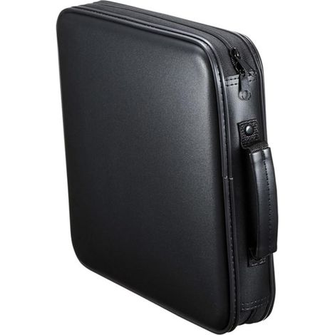 de Rangement CD Dvd Capacité Disques avec Fermeture Éclair et Poignée Portable pour Protection et Transport (1/5)