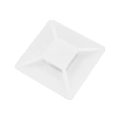 Base para brida (100und) 28x28mm, WADFOW.