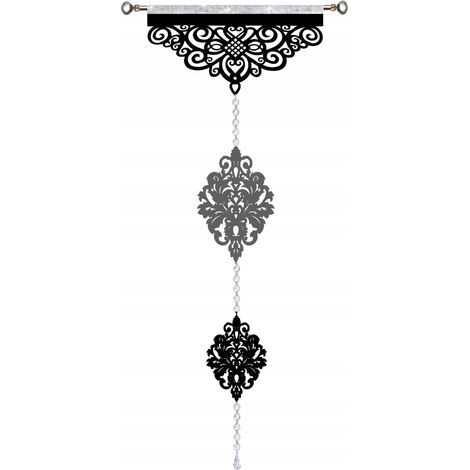 Girlandenanhänger, durchbrochenes Design, glamourös, große Größe