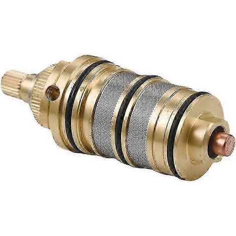 Noyau de vanne thermostatique et poignée en laiton compatibles avec robinet mitigeur de douche. modèle F54 (1/5)