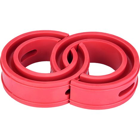 Amortisseur de voiture rouge, 2 pièces, tampon à ressort, coussin de pare-chocs de Type E (1/5)