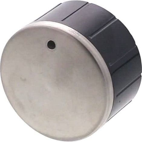 COOKTOP, MANETTE Plaque INOX-NOIRE MACRO 3823 3h 6mm 14mm (1/2)