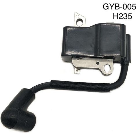 La bobine d'allumage convient aux débroussailleuses 225HBV, 235P, 225L, 225LD, 225R, 225RD, 225RJ et 225H60.