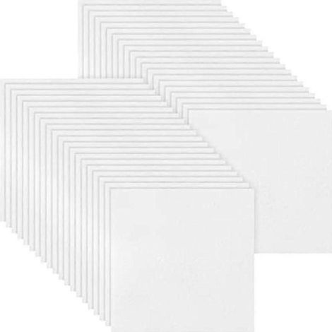 100 feuilles de papier aluminium pour four à micro-ondes, 7,6 x 7,6 cm, pour joints ou revêtements de plaques de cuisson en verre - Sy