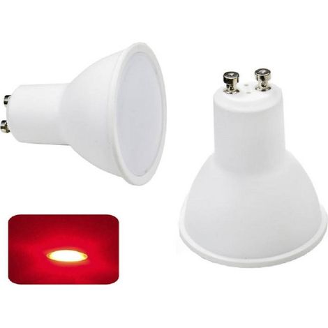Trade Shop - LED FARETTO GU10 6WATT LIGHT COLOUR BLU ROSSA VERDE 220V LAMPADINA GU10 -