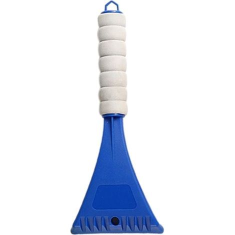 Hiver Vitre de Voiture Pelle à Neige, Grattoir à Glace avec Poignée Douce Antidérapante, Gratte-Givre Racloir en Plastique, Pelle À Neige Voiture, Pare Brise Outil d'hiver(Bleu) (1/5)