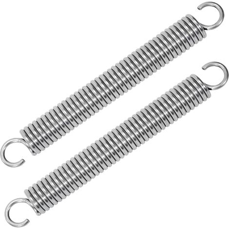 Traction Spring 150 mm Tension Springs with Hooks Stainless Steel Spring Wire Diameter 2.9 mm Outer Diameter 18 mm Force 24 kg (1/2)