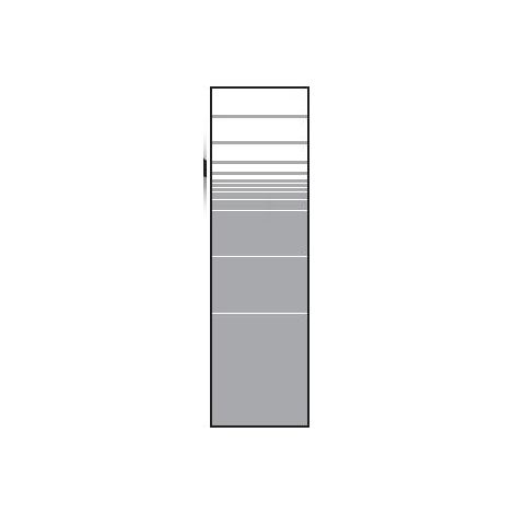 VETRO Glasscheibe Str.Dekor 81 B 515 x H 1800 mm satin. 68104