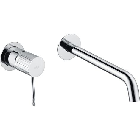 Imex - Grifo Monomando Lavabo Empotrado Cromado Serie Génova