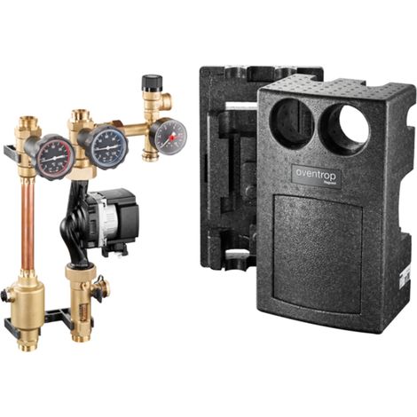OVENTROP Estación solar Regusol LH-180 DN 25, Grundfos UPM3 W3 Solar 25-75 PWM, 2 - 15 l/min, 6 bar, 1360853