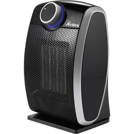 Ardes 4P09 Stufetta elettrica ceramica 1800W con ventilatore nero e argento per interni (1/4)