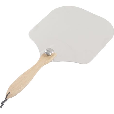 Spatule à pizza de 30 cm (12 pouces) en aluminium avec manche en chêne, pliable et résistante, pour la pâtisserie maison, couleurs primaires. (1/5)