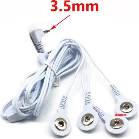 10/20 électrodes conductrices en gel pour l'acupuncture corporelle, compatibles avec les appareils TENS, la physiothérapie et les massages par patch 03047
