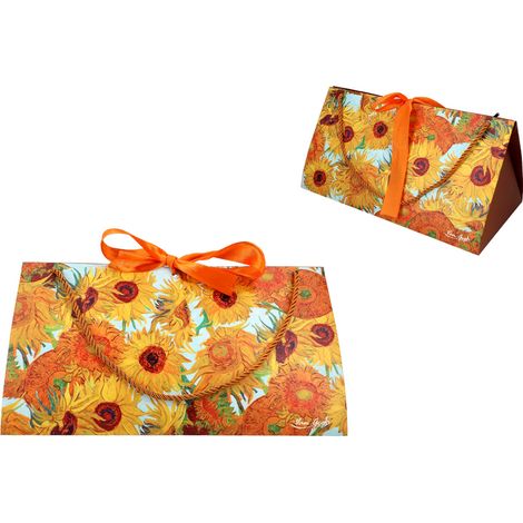 Set mit 6 dekorativen Taschen - V. van Gogh, Sonnenblumen (carmani) (1/4)