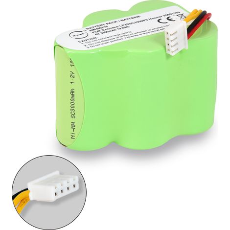 NX - Batterie aspirateur compatible Ecovacs et Hoover 6V 3300mAh - LP43SC3300P5