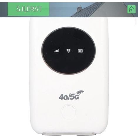 Unlocked 4G LTE WiFi Modem, 300Mbps, Portable 4G Hotspot Router, 3200mAh Battery, White, for Business (1/4)