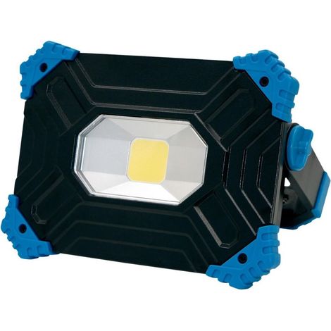 Torcia da lavoro LED COB (20W 2000lm) con cavo USB C IP54 178x129x44mm colore nero e blu