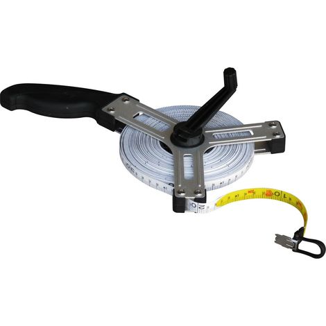 Cinta métrica larga de fibra de vidrio - 13 mm 30 m OUTIFRANCE