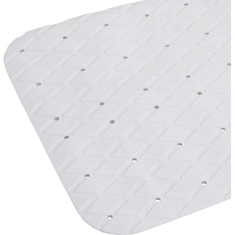 Tapis de bain antidérapant Blanc 70x35 cm (1/3)