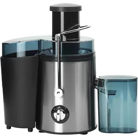 Cet extracteur de jus électrique domestique est doté d'une conception à grand diamètre, d'un corps en acier inoxydable et d'un puissant moteur de 800 W pour extraire le jus des fruits et légumes. (1/5)