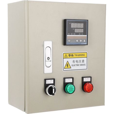 7,5 kW 3-Phasen-PID-Temperaturregler mit Thermoelement, Ein-Chip-Steuerung, Temperaturregler 220 V AC, 32 A (1/5)