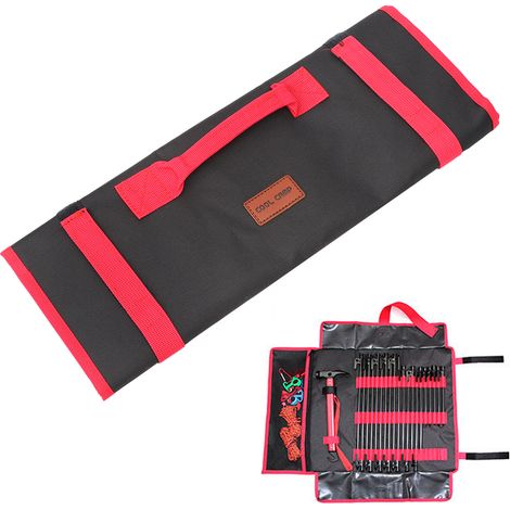 Sac de rangement robuste pour piquets de tente, pochette outil de camping portable pour marteau et accessoires extérieurs. (1/5)