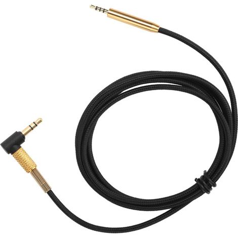 Câble de remplacement 2,5 mm à 3,5 mm pour casques AKG Y40, Y50, Y45 - Noir sans micro (1/5)