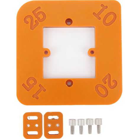 Eckpositionierungsschablonen R10 R15 R20 R25 Vorrichtung zum Schneiden von Holz- und Kunststoffplatten mit Bogenhobel- und Fräsmaschine und Zubehör (1/5)