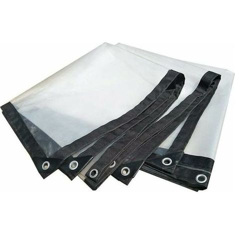 Online Store - Bâche transparente 2x2 mètres, bâche extra résistante, bâche transparente pour serres (1/5)