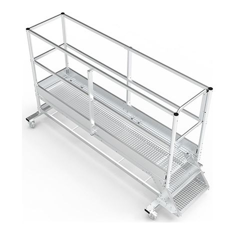 Piattaforma con ruote - Altezza massima di lavoro 2.60m - PTF203-PT-CM