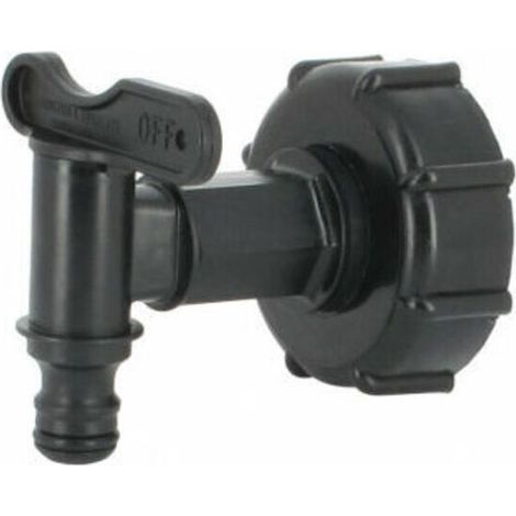 Raccord S60X6 - Robinet PEHD pour cuve eau 1000 L (1/4)